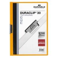 DURABLE Duraclip Klemmmappe 30 Blatt A4 Orange