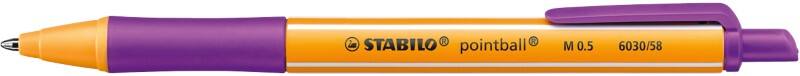 STABILO pointball Kugelschreiber 0.5 mm Lila