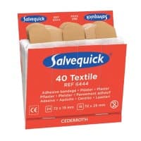 Pansement Salvequick Tissu 6444 6 Paquets de 40 Bandes