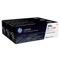 HP 305A Original Tonerkartusche CF370AM Cyan, Magenta, Gelb Multipack 3 Stück