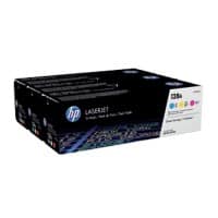 HP 128A Original Tonerkartusche CF371AM Cyan, Magenta, Gelb Multipack 3 Stück