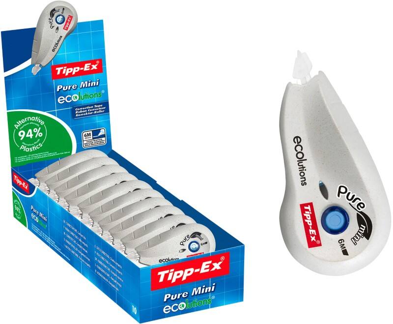 Roller de correction Tipp-Ex ECOlutions Pure Mini 72% Recyclé 6 m