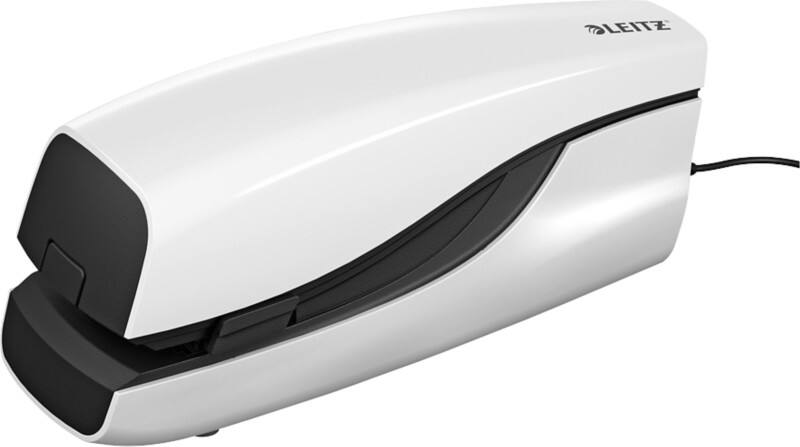 Leitz NeXXt Elektrisches Heftgerät 5533 Vollstreifen 20 Blatt Weiss E2 Kunststoff, Metall