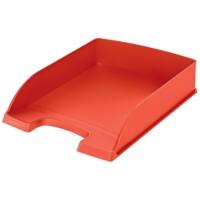 Leitz Plus Briefablage 5227 DIN A4 Hellrot 25,5 x 35,7 x 7 cm
