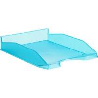 Office Depot Briefablage C4 PS (Polystyrol) Blau, Transparent 25,5 x 34,8 x 6,5 cm