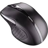 Souris sans fil ergonomique Cherry MW 3000 Optique Pour droitiers Nano-récepteur USB-A Noir