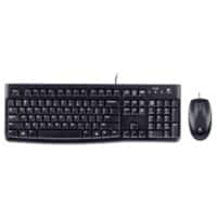 Kit clavier et souris Avec fil Logitech MK120 QWERTZ DE