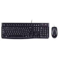 Logitech Tastatur-Maus-Set Verkabelt MK120 QWERTZ DE