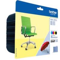 Cartouche jet d'encre LC-229XL D'origine Brother Noir, cyan, magenta, jaune 4 Unités