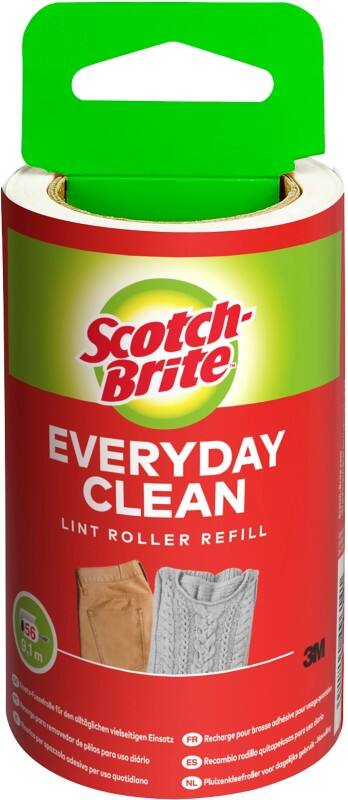 Recharge pour brosse adhésive Scotch-Brite 7 x 9 cm Assortiment 56 Feuilles