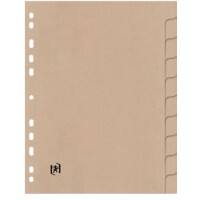 Intercalaires vierges Touareg OXFORD A4 Beige 10 intercalaires 280 g/m² Carton Rectangulaire 100204942