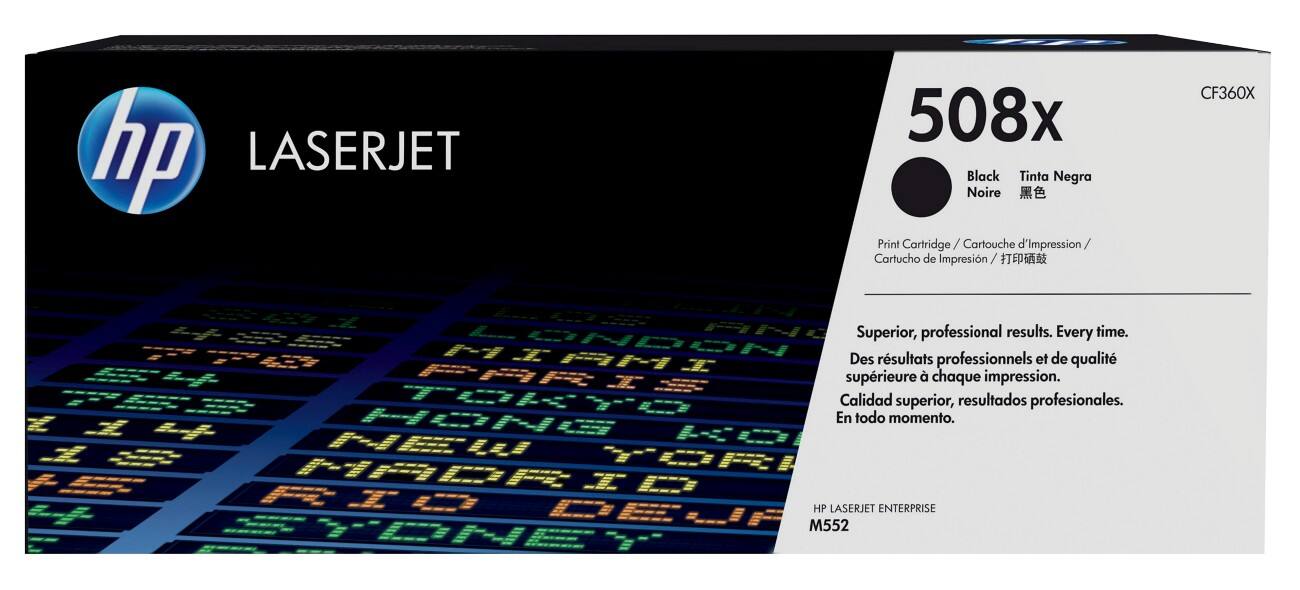 HP 508X Original Tonerkartusche CF360XC Schwarz