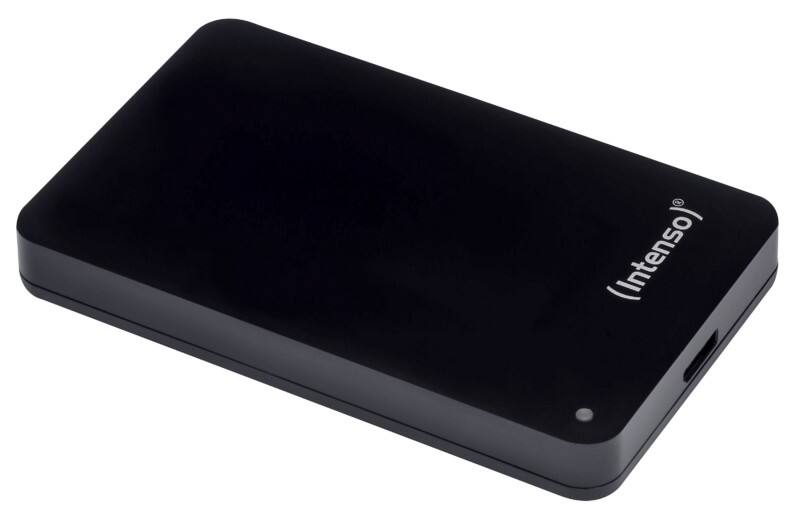 Intenso 500 GB Externes Tragbares Festplattenspeichergehäuse USB 3.0 Schwarz
