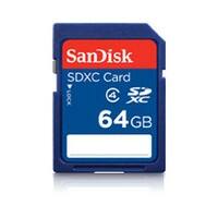 SanDisk SD Speicherkarte SDXC CLASS 4 64 GB Blau