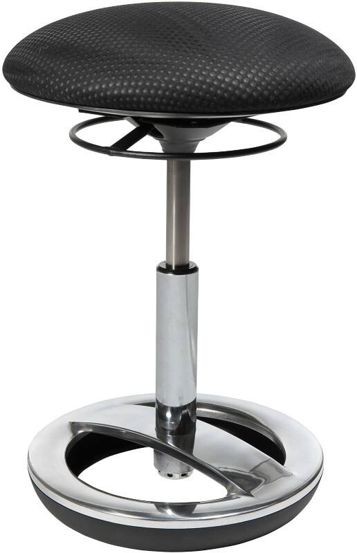 Tabouret TOPSTAR Sitness Bob Tissu Noir