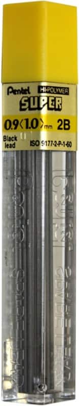 Mines pour porte-mines Pentel P092B 12 unités