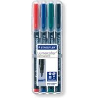 STAEDTLER 341 Whiteboard-Marker Farbig assortiert Rundspitze 4 Stück