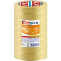 tesa Klebeband tesafilm Standard 57208 Transparent 19 mm (B) x 66 m (L) PP (Polypropylen) 8 Rollen