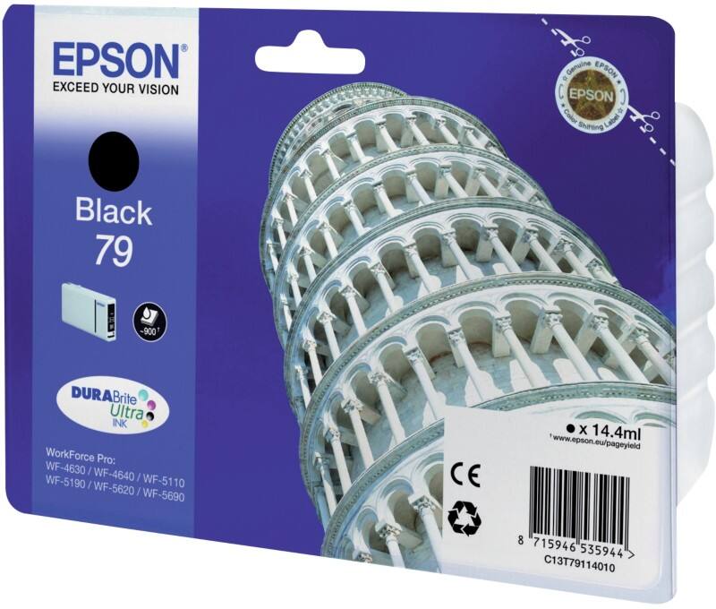 Epson T7911 Original Tintenpatrone C13T79114010 Schwarz