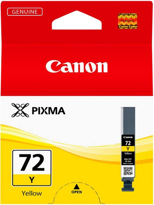 Cartouche jet d’encre Canon PGI-72Y D'origine Jaune
