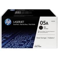 Toner HP 05A CE505D D'origine Noir 2 Unités