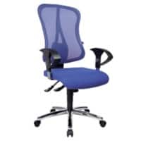 Siège de bureau TOPSTAR Head Point SY Deluxe Filet, Tissu Bleu