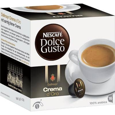 Capsules de café Dolce Gusto Crema d'Oro Nescafé 16 Unités de 7.5 g
