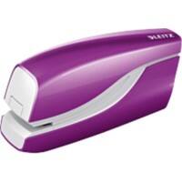Leitz NeXXt WOW Elektroheftgerät 5566 Halber Streifen 10 Blatt Violett E1 Kunststoff, Metall