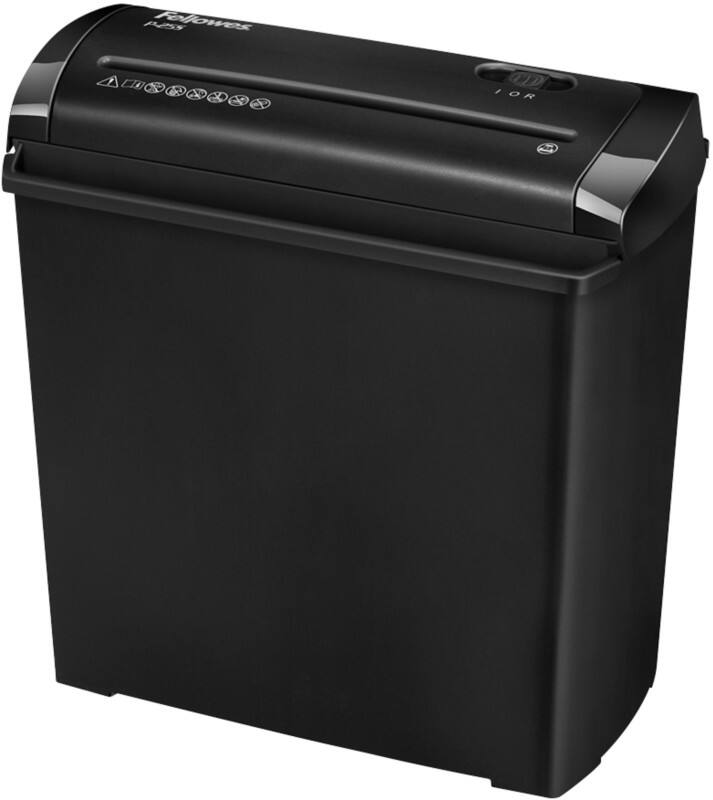 Fellowes Powershred Aktenvernichter 5 Blatt Streifenschnitt Sicherheitsstufe P-1 11 L P-25S