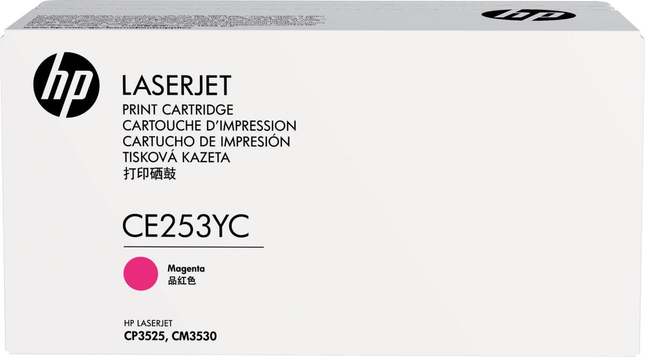 Toner HP D'origine CE253YC Magenta