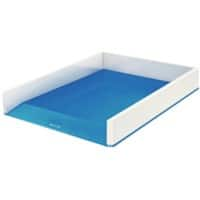 Leitz WOW Briefablage Duo Colour DIN A4 Weiß, Blau 26,7 x 33,6 x 4,9 cm