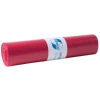 Sac-poubelle LDPE Premium Déchets courants DEISS 120 l Rouge PE (Polyéthylène) 37 microns 25 Unités