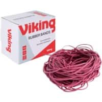 Élastiques en caoutchouc Viking 150 x 1,5 mm Ø 100 mm Rouge 100 g