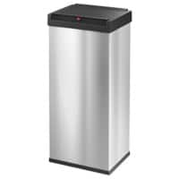 Hailo Papierkorb 52 L Silber Edelstahl