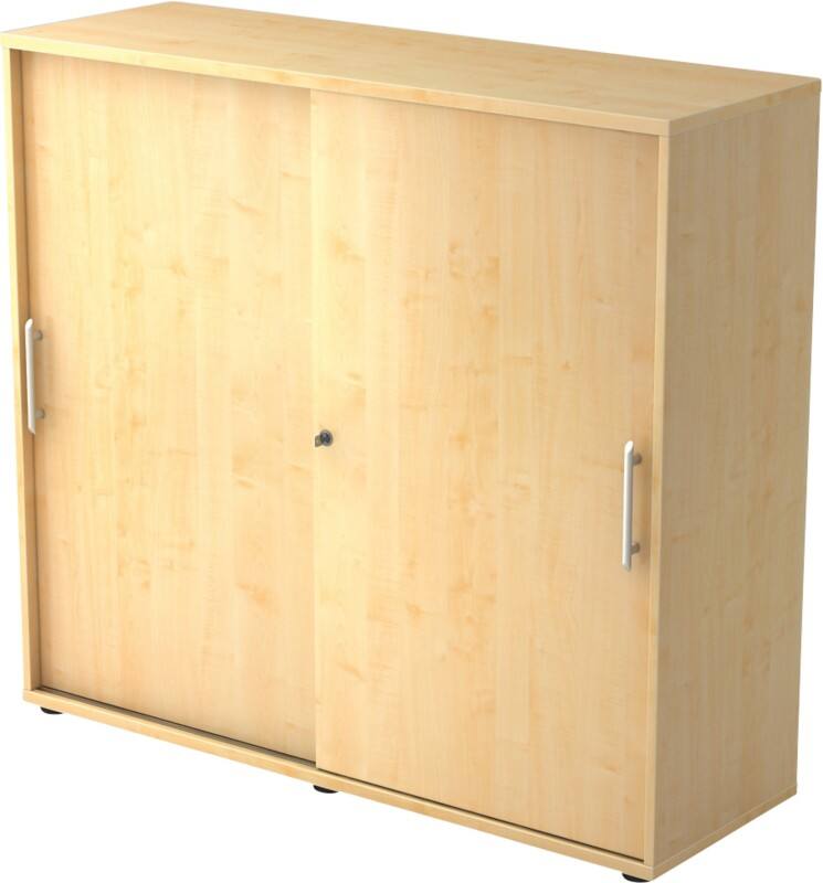 Armoire Hammerbacher Panneaux de particules Verrouillable 1200 x 400 x 748 mm Érable Brun