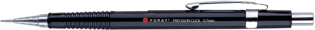Foray Druckbleistift Precision Click Fein 0.7 mm Schwarz