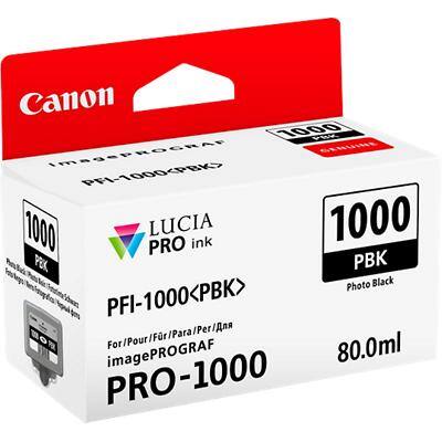 Cartouche jet d’encre Canon PFI-1000PBK D'origine Noir photo