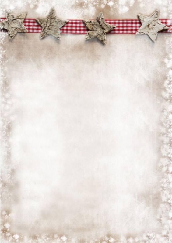 Papier à lettre de Noël Sigel A4 Blanc, marron 90 g/m² 25 Feuilles