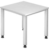 Bureau Hammerbacher Q Series Rectangulaire Bois Argenté 4 pieds 800 x 685 mm