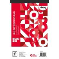 Office Depot A5+ oben gebunden Weiss Papierumschlag Notizblock Liniert 100 Blatt 5 Stück