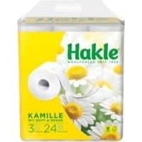 Papier toilette Hakle Kamille 3 épaisseurs 24 Rouleaux de 150 Feuilles