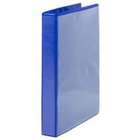 Präsentations-Ringbuch Polypropylen DIN A4 2 Ringe 25 mm Blau