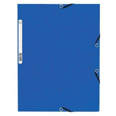 Chemise à élastiques Exacompta 55302E A4 Bleu Carte lustrée 24 x 0,3 x 32 cm