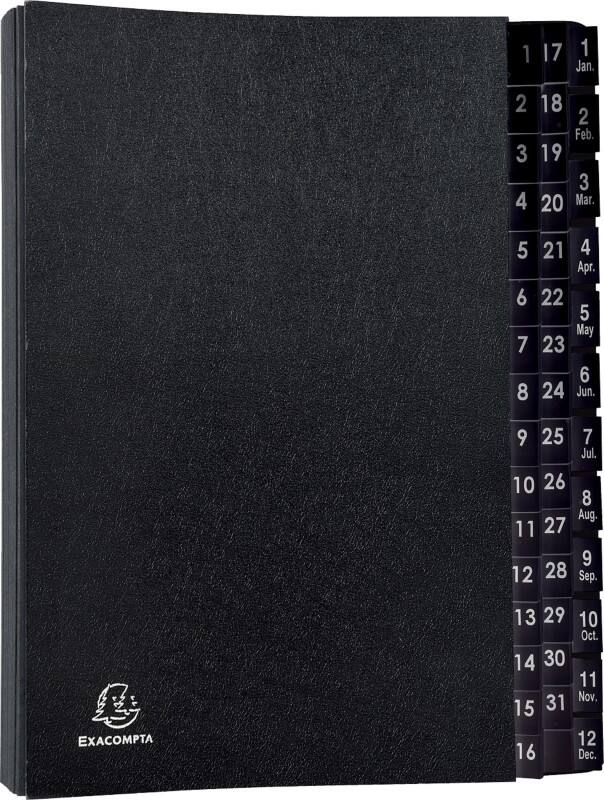 Trieur numérique extensible Exacompta A4 Noir