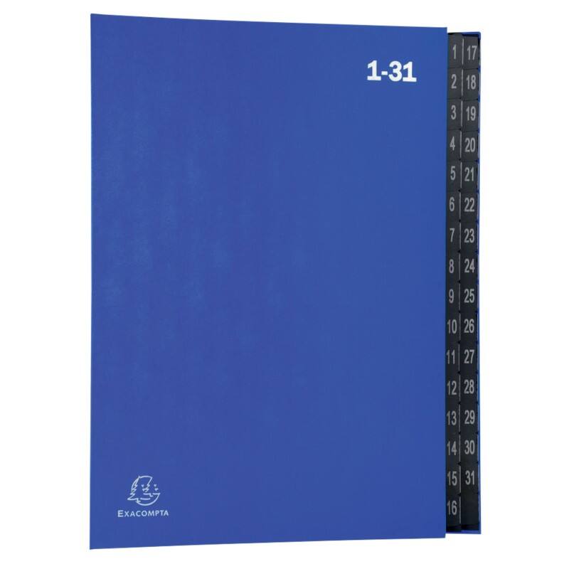 Trieur numérique extensible Exacompta A4 Bleu