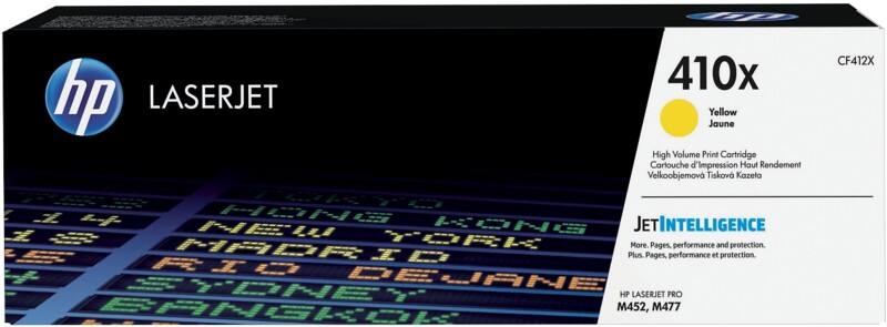 Toner HP 410X D'origine CF412X Jaune