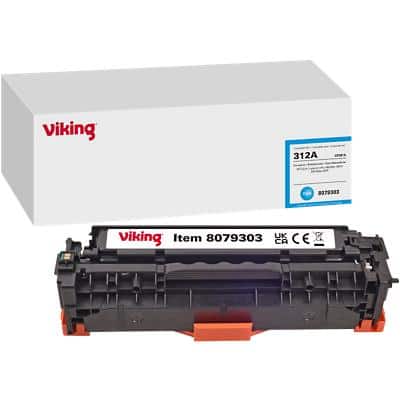 Kompatible Viking HP 312A Tonerkartusche CF381A Cyan