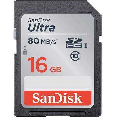 SanDisk SDHC Flash-Speicherkarte UHS-1 16 GB