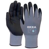 Oxxa Handschuhe X-Pro-Flex Air Polyurethan Größe M Schwarz, Grau 2 Stück