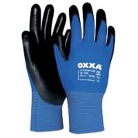 Oxxa Handschuhe X-Treme-Lite Polyurethan Größe XL Schwarz, Blau 2 Stück Ungepudert